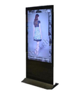 55" Floor Standing Digital Signage Display High Brightness Waterproof