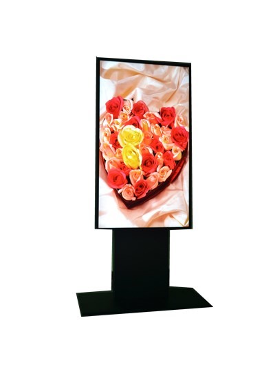 Floor Stand Indoor Digital Signage Display 55 Inch Wide Viewing Angles